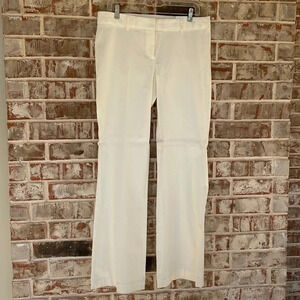 Editor Express Design Studio Off White Office Flare Pants